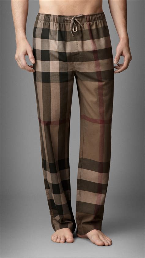 burberry pajama pants men's|Burberry plaid pants men.